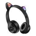 Premium RGB Cat Ear Model Bluetooth 5.0 P47M Headphone Wireless Headband Earphone Hands Free Music Headset With MF/TF (Features P47 Solo XB450) 178057570 TecZone LK. 