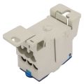​​DIN Rail Mounted Terminal Block Distribution Container Power Junction Box Wire Connector Distribution Boxes Electrical Terminals for High-voltage Cabinets Branch Connection Box​​ AC/DC High Voltage Connector. 