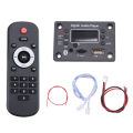 Bluetooth Module Car Audio Bluetooth Mp3 Decoder Board Mp3 Decoder Power Amplifier Board External Microphone Function B. 