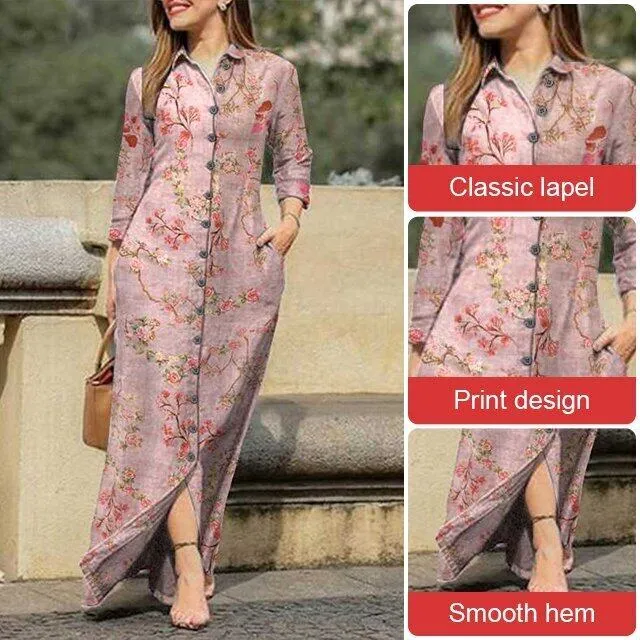 jjmakro%20Women's%20Casual%20Printed%20Lapel%20Dress%20-%20Image%203