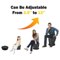 1Set Outdoor Camping Potty and Emergency Mini Toilet Foldable Travel Car Toilet Plastic. 