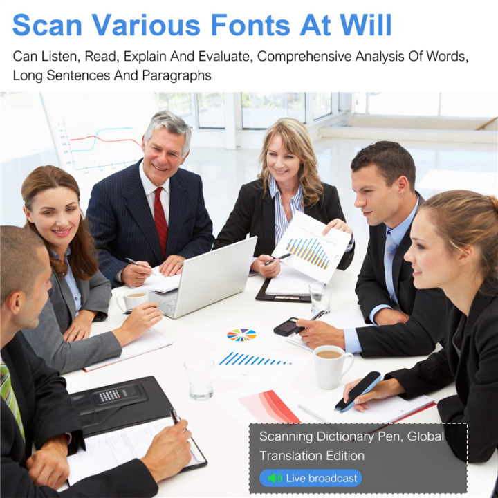 Scanning Translation Pen 112 Languages Text Scanning Translation Blue ...