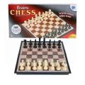 Brains Magnetic Chess Set with Foldable Chessboard, 24CM, 18CM.15CM. 