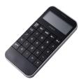 School Portable Display Electronic White Digit Calculator Black. 