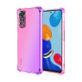 BLKNAIM (4-in-1) For Xiaomi Redmi Note 11 Case Anti-fall Color Mobile Phone + Full Screen clear Tempered Glass Film + Carbon Fiber Back Film + Lens Film. 