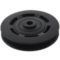 Spreeshop 4pcs 95mm Black Bearing Pulley Wheel Cable Gym Equipment Part Wearproof. 