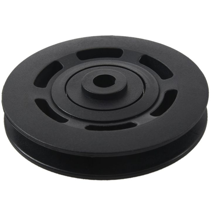 Spreeshop%204pcs%2095mm%20Black%20Bearing%20Pulley%20Wheel%20Cable%20Gym%20Equipment%20Part%20Wearproof%20-%20Image%203