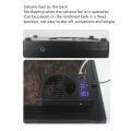 Reptiles Terrarium Fan Intelligent Reptile Ventilation Fan Heat Dissipation Digital Display Quiet for Snakes for Reptiles. 