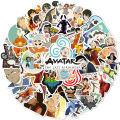 50PCS Cartoon Avatar The Last Airbender Stickers Helmet Luggage Phone Skateboard Bike Waterproof Decal Sticker Toys for Kids Gifts. 