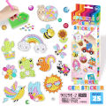 Children diy Handmade Diamond Stickers Creative Sticker Gem Animal Cartoon Princess Mobile Phone Diamond Painting Notepaper. 