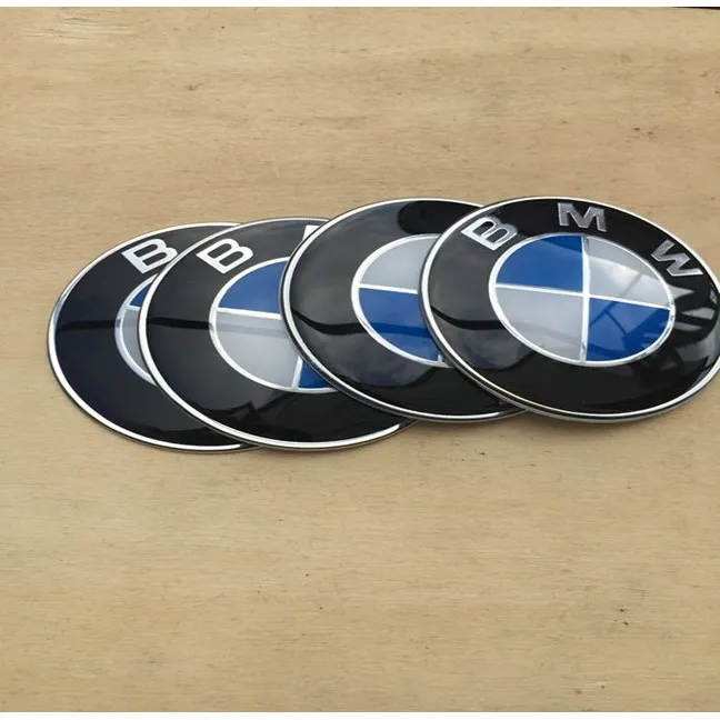 4Pcs%203D%20BMW%20Logo%20Wheel%20Hub%20Center%20Cap%20Labeling%20Of%20Steering%20Wheel%20Rim%20Shaft%20-%20Image%205