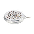 Hanging Mosquito Coil Holder Portable Metal Incense Holder Insect Repellent Key Ring Tray For Camping Outdoor Indoor. 