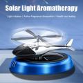 Solar Helicopter Air Freshener Car Aircraft Aromatherapy Diffuser Decoration. 