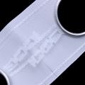 QUANBU 5M Eyelet Curtain Tape 40 Rings Accessories Sewing Silver Curtains Blinds New. 