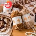 The velvet yarn used for crochet knitting is made of 100% polyester fiber, which is soft to the touch and skin-friendly, and the furry chenille is evenly fluffy, does not fall off, is smooth and comfortable.. 