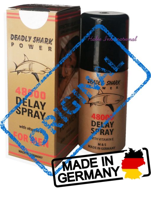 Made In Germany Increase Shark Power 48000 Delay Timing Spray for Men hb 17