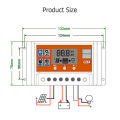 EsoGoal 30A Solar Charge Controller Solar Panel Controller 12V/24V Adjustable L-CD Display S-olar Panel B-attery Regulator With U-SB P-ort A-uto P-WM C-ontrollers I-ntelligent S-ystem C-harging C-ontroller For Home. 