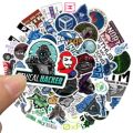 50pcs Cool Cartoon Hacker Programming Stickers For Laptop Phone Luggage Fridge Waterproof Graffiti Helmet Car Decals. 
