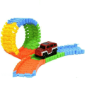 Magic Track truck city fun track For Kids Racing Cart and Track Variety Tracker toy 56 Pieces, 85 cm. 