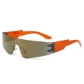 ZEBF-2000S Aesthetic Y2K Sunglasses Men One Piece Sports Sun Glasses Women Vintage Wrap Around Shades Fashion Punk Eyewear. 