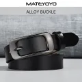 MATEYOYO Fashion Women Belts Retro Belt Elegant Slim Belt Cow Leather Belt Adjustable Girls Ladies Long Straps Waistbands Dress Coat Alloy Buckle Letter Buckle Leisure Belt. 
