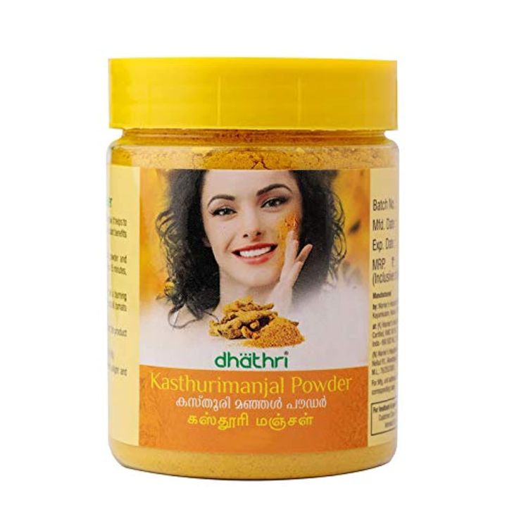 Dhathri Ayurveda Kasthuri Manjal Turmeric Powder For Face & Body mask 50g