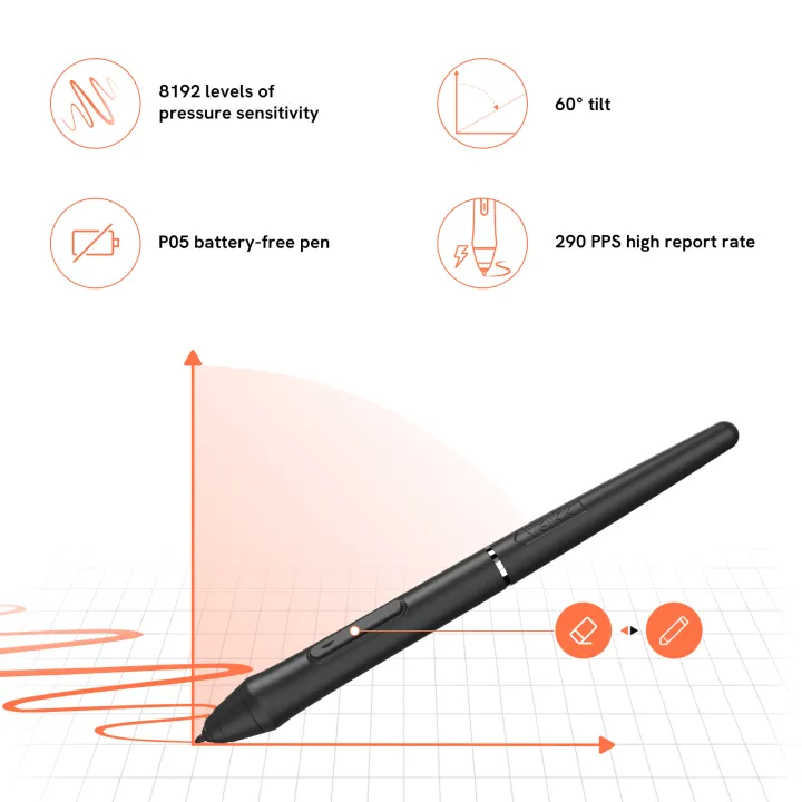 New!!%20VEIKK%20Voila%20L%2010%20x%206%20Inch%20Graphics%20Drawing%20Tablet%20Drawing%20Pad%20for%20Digital%20Art%20With%2016384%20Levels%20290%20PPS%20Passive%20Pen%20Writing%20Pad%20For%20Online%20Teaching%20Pen%20Tablet%20With%201%20Quick%20Dial%20And%204%20Hotkeys%20-%20Image%206