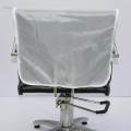 PROFESSIONAL HAIRDRESSING CHAIR BACK COVERS CLEAR BLACK 19" BARBER SHOP CHAIR PROTECTOR. 