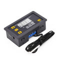 【FOOT SOFA】12V LED digital thermostat control car aircon  Waterproof Power Sensor Relay Temperature Controller Tool Equipment. 
