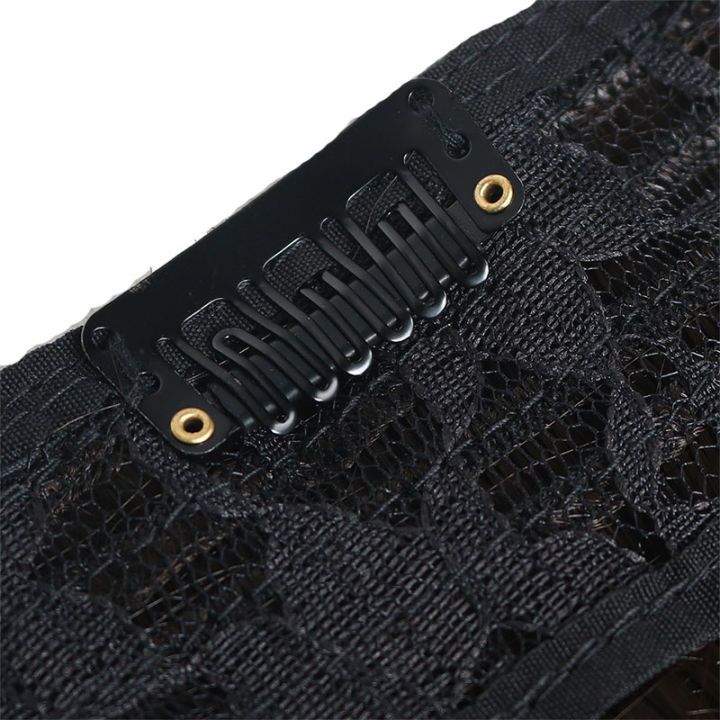 5%20Clip%20in%20Curly%20Black%20Hair%20Extension%20-%20Image%202