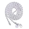 Long Chain Silver-Plated Pendant Men Hip-Hop China Fashion. 