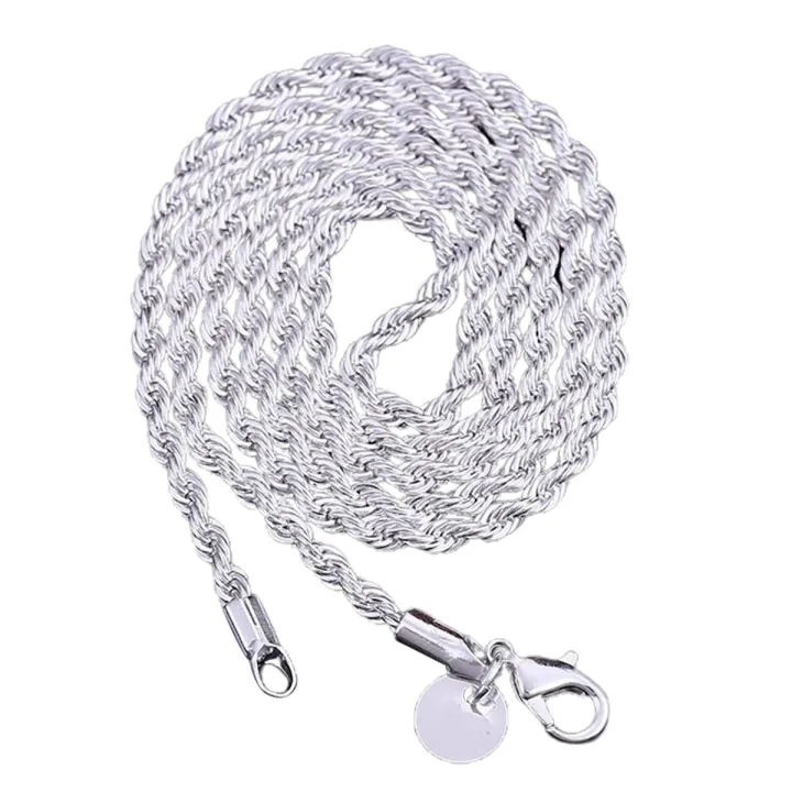 Long Chain Silver-Plated Pendant Men Hip-Hop China Fashion
