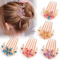 Crystal Hairpins for Women Sequin Rose Flower Hair Bows with Clips Rhinestone Hair Barrettes Hair Accessories. 