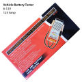 Vehicle Battery Tester Meter 6V 12V Load Tester and Voltmeter, Easy-to-Read and Accurate, Heavy-Duty Clamps, Durable Steel Case. 