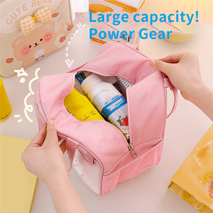 Kawaii%20Lunch%20Bag%20for%20Girls%20Cute%20Lunch%20Box%20Bag%20Insulated%20Bag%20Reusable%20Tote%20Bag%20for%20Hot%20or%20Cold%20Work%20Pink%20Easy%20to%20Use%20-%20Image%207