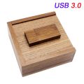 【8GB Walnut wood】 USB 3.0 wooden Photo Album usb+Box usb flash drive Pendrive 16GB 32GB Wedding gift box (size 15mm*95mm*40mm). 
