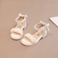 Girls Sandals2023New Children's Soft Bottom Sandals Little Girl Shoes Medium and Big Children Student Princess High-Cut Sandals. 