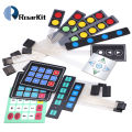 1*2 3 4 5 7 8 Key Button Membrane Switch 3*4 4x5 Matrix Array Keyboard 1x6 Keypad With Led Control Panel Pad Diy Kit For Arduino. 