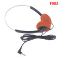 Fashion Classic Underwire Headphone Music Mp3 Walkman Portable Wired Small Headphones Sports Photo Props BRYT. 