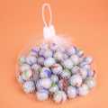 100Pcs Decorative Glossy white Glass Marble balls. 