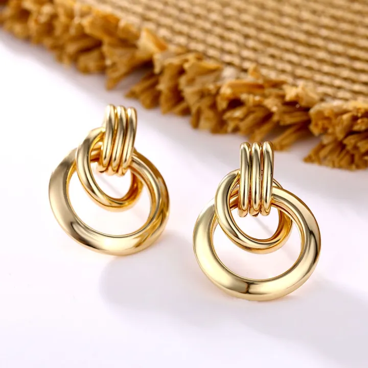 Gold%20Silver%20Color%20Alloy%20Drop%20Earrings%20For%20Women%20Exaggeration%20Earrings%20Wedding%20Simple%20Fashion%20Jewelry%20Trend%20Accessories%20-%20Image%205