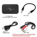 Bluetooth 5.0 Audio Transmitter Receiver Stereo 3.5mm AUX Jack RCA USB Dongle Music Wireless Adapter For Car Kit PC TV Headphone. 