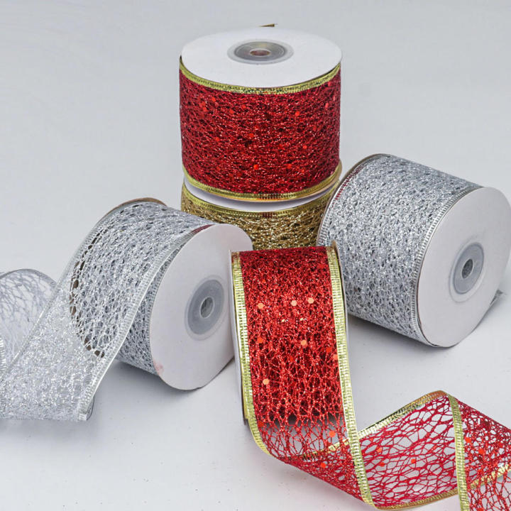 Oracle Ribbon Oracle Yarn Webbing Ribbon High-End Hollow Ribbon Eye-Catching Bright ...