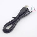 0.3/1/2M DIY USB A Male 4 Pin Wire Data Cable Connector extension Cord Power Supply Adapter for USB fan Devices E4. 
