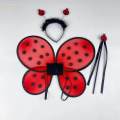 Kids Animal Costume Set Fancy Dress for Stage Performance Party Birthdays 4pcs ladybug. 