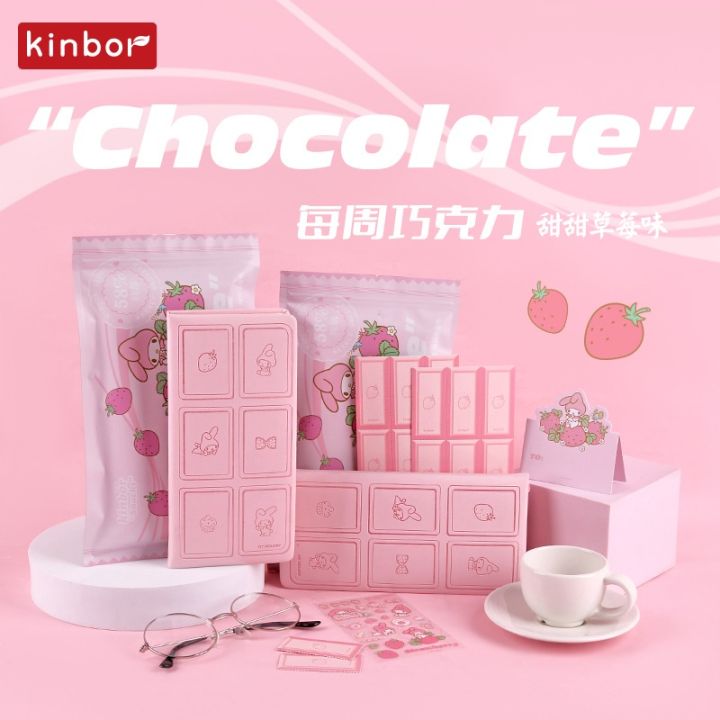 Kinbor%20Weekly%20Planner%20Notepads%20Kawaii%20Chocolate%20Cute%20Hand%20Ledger%20Notebooks%20And%20Journals%20For%20Friends%20Birthday/Chritsmas%20Gifts%20-%20Image%203