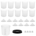 1 Set 600CC Disposable Paint Cup Spray Cup Paint Mixing Tank Type. 