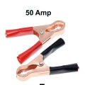 50Amp Heavy Duty Copper Alligator Clips Car Battery Clips Test Lead Clamps Metal Crocodile Alligator Clip T-1-80-150 L. 