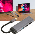 Type C Docking Station, 100W All in One Type C To VGA Hub for PC. 