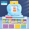 224Pcs Baby Flash Card Reader Chinese English Speaker Language Learning Toys Electronic Toy with Sound Effect Pre-School Interactive Toy Early education Device Children Gift for Baby Kids Children. 